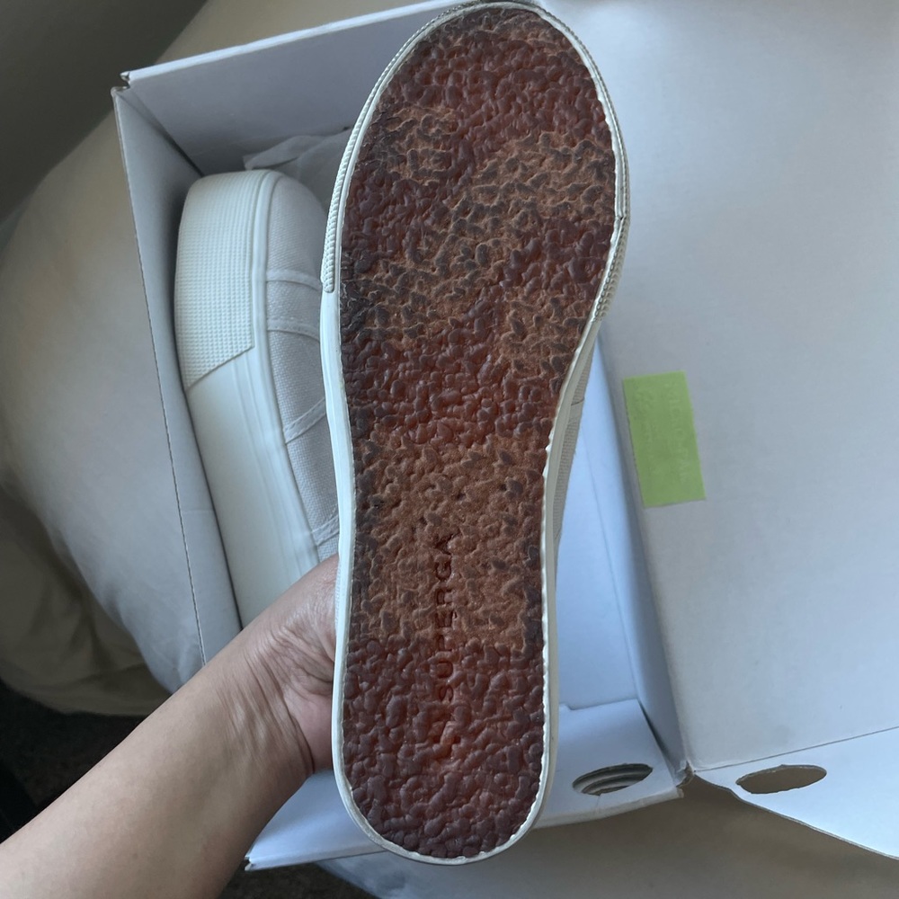 Suprega sneakers never worn beige color - Picture 3 of 3